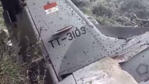 Pesawat dengan tail number TT-3103 jatuh di Bromo/X